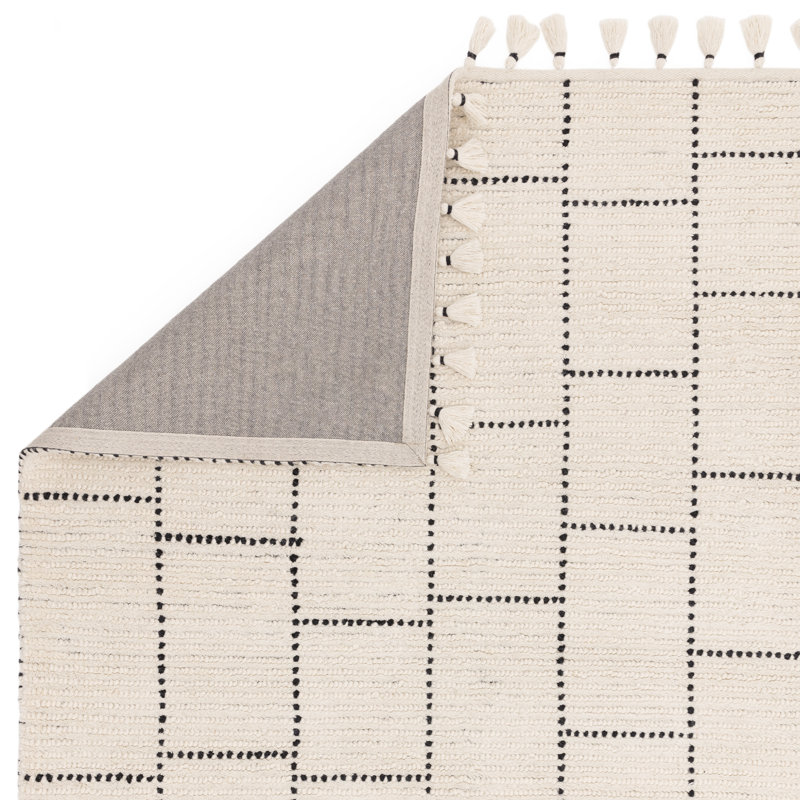 Cressex Moroccan Hand Woven Area Rug, Rectangle 120 x 170cm