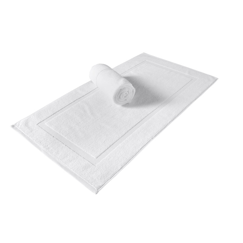 Tapis pour salle de bain Estefano Cambridge, Blanc