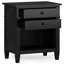 Carlton - Table de chevet - Noir-412811693