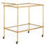 Tenasia Metal And Glass Bar Cart