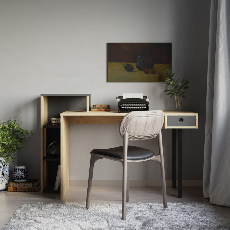 Bureau Charlo, Naturel / gris