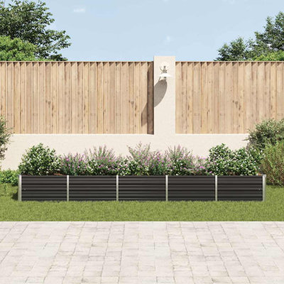 Jardinière en acier galvanisé 
