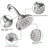 Adjustable Shower Head 1.8 GPM GPM-91132758