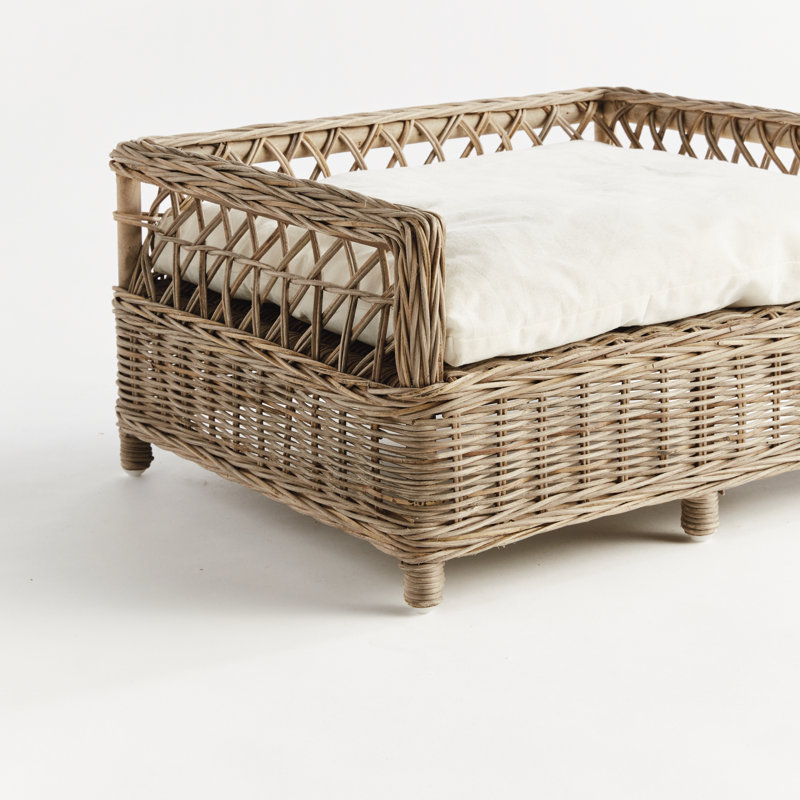 Normandy Pet Bed Small, 11" H x 21.25" W x 17.5" D