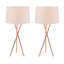 Castello Metal Tripod Lamp-39826621-39826626