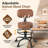 Adjustable Drafting Chair with Back Support Rolling Swivel Stool-613397748-613417635