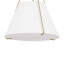 Luminaire suspendu moderne en tissu de lin blanc à 3 lumières pour îlot de cuisine