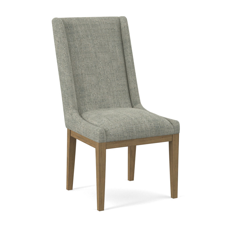 Upholstered Dining Chair, Evolution Caribou, Beachwood