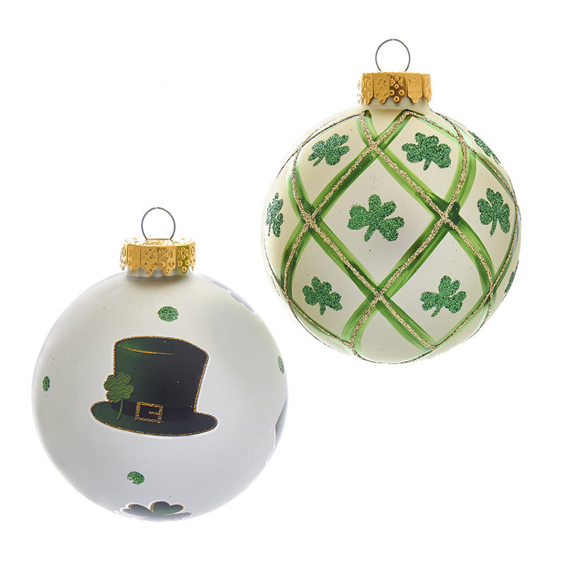 13.07'' Glass Ball Ornament