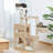 Biff 50" Cat Tree Tower for Indoor Cats,Multi-Level Cat Tower,Cat Condo for Large Cats,Sky Castle with 2 Cozy Cat Condos