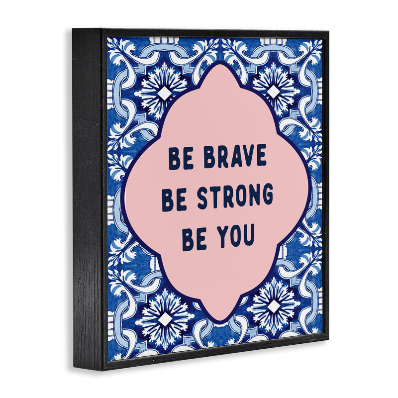 Estampe numérique Be You on Boho, Giclée encadrée noir minuit, H 12 po x l 12 po