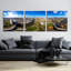 «Chicago Views» par Epic Portfolio, art mural en verre acrylique, ensemble de 3 pièces-101650469