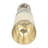 Decorative Glass Vase with Metal Stone and Aluminum Base Featuring Modern Circular Accent Design-125862509