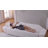 3-In-1 Convertible Sofa Bed, 79.5" Modern Deep Seat Couch With 2 Pillows, 3-Seater Sofa, Sparkling Chenille Fabric Sofa,Chaise Lounge For Living Room, Studio,Office,Black-119321259