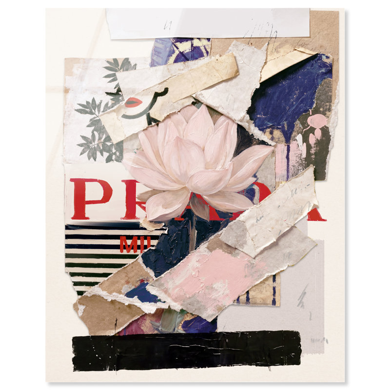Milano Collage High-Gloss Frameless Acrylic Glass Wall Art Fashion Print by Oliver Gal, Ready to Hang, 16 x 20, 24"H x 30"W