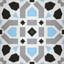 Azilal 8" x 8" Cement Patterned Wall & Floor Tile-37191660