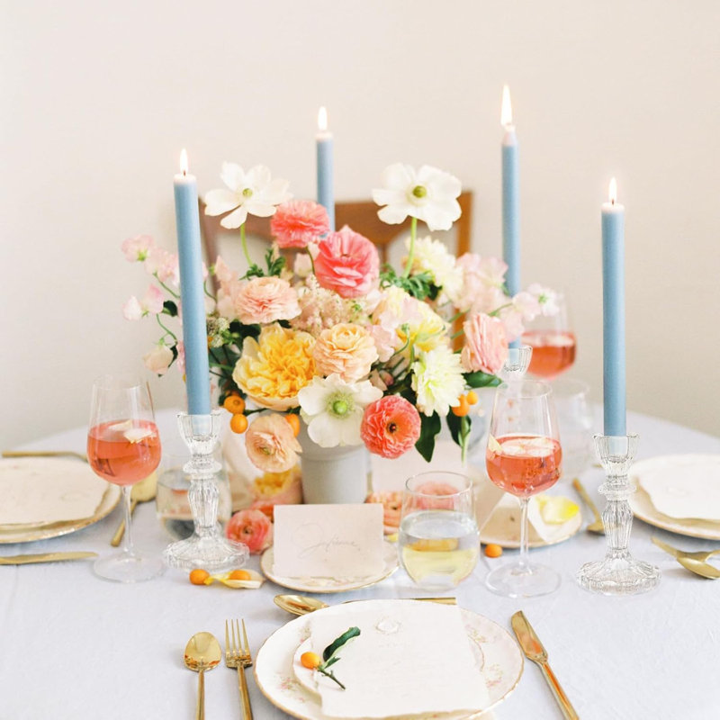 Ensemble de 6 chandeliers en verre de 4,33 po