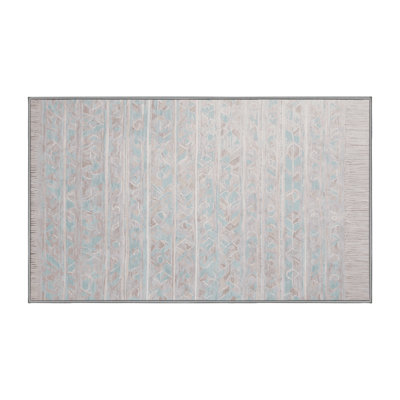 Machine Washable Gray Area Rug
