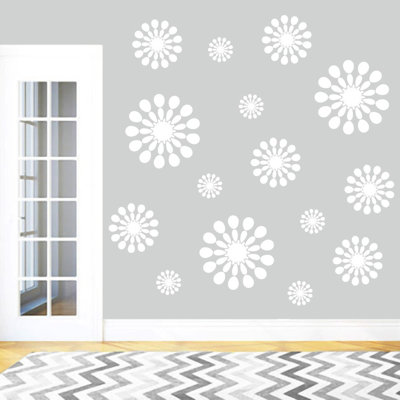 Abstract Non-Wall Damaging Wall Decal