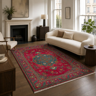Oriental Flatweave Area Rug