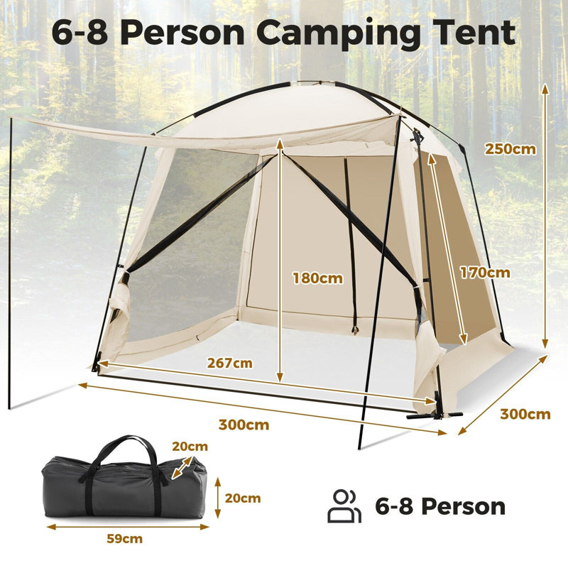 Byrde 8 Person Tent