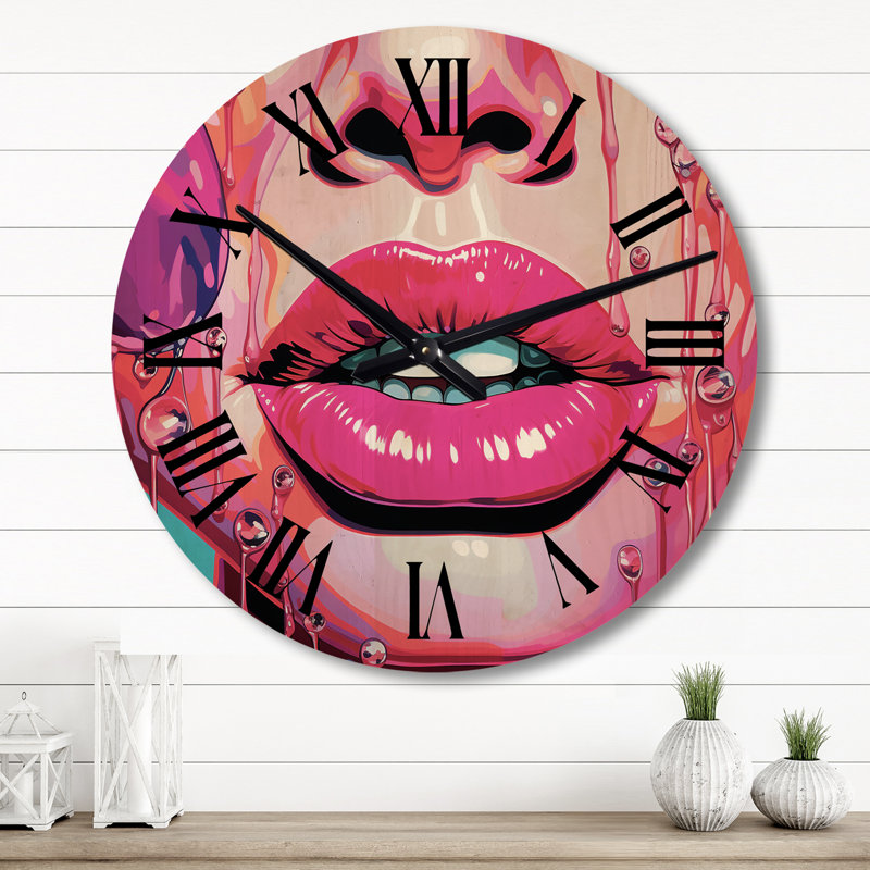 Okikiola Solid Wood Wall Clock, Large