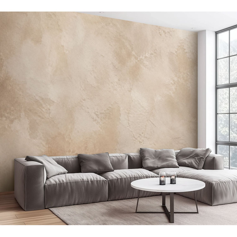 Papier peint adhésif auto-adhésif en béton Grun, 100" L x 144" W