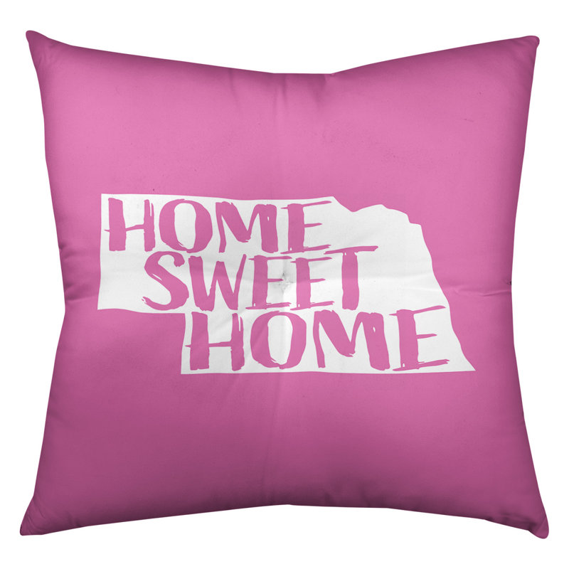 Coussin de sol touffeté home, 26 po x 26 po, Rose, Nebraska