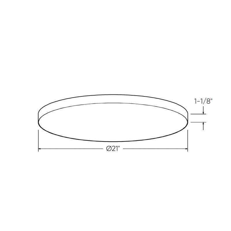 Lacoria Acrylic LED Flush Mount, White