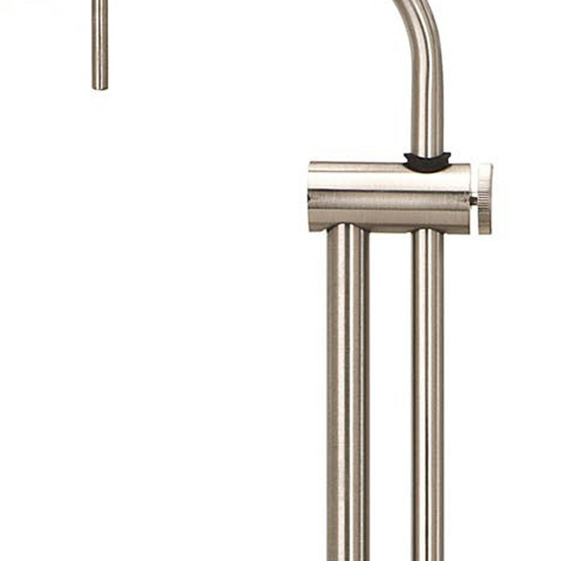 Lampe de table en métal Dekorion, Nickel