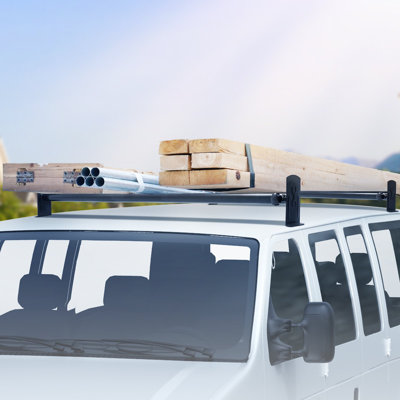 Van Roof Ladder Rack 2 Bars Alloy Steel Roof Racks 500 LBS Capacity Roof Rack Adjustable Length 358524 Van Ladder Rack Compatible With Chevro Van Roof Ladder Rack 2 Bars Alloy Steel Roof Racks 500 LBS Capacity Roof Rack Adjustable Length 358524 Van Ladder Rack Compatible With Chevro