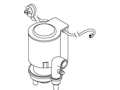 Assemblage, chasse d'eau de la pompe 84153
