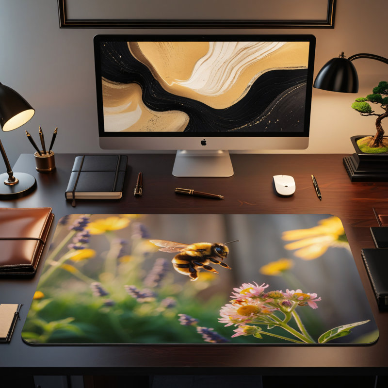 Polyester Desk Pad, 14.4x12.1