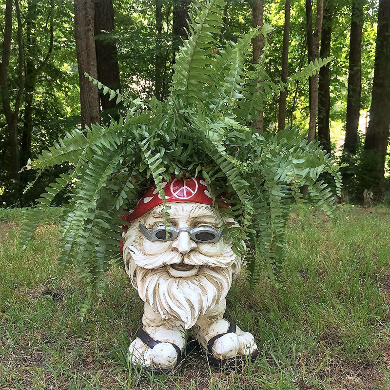 Pot de fleurs statue soirée "jerry" dans groovy 1960 hippie Muggly's