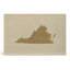 «Virginia State Silhouette», art mural sur toile-132891116