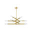 Strasbourg Chandelier in Vintage Brass