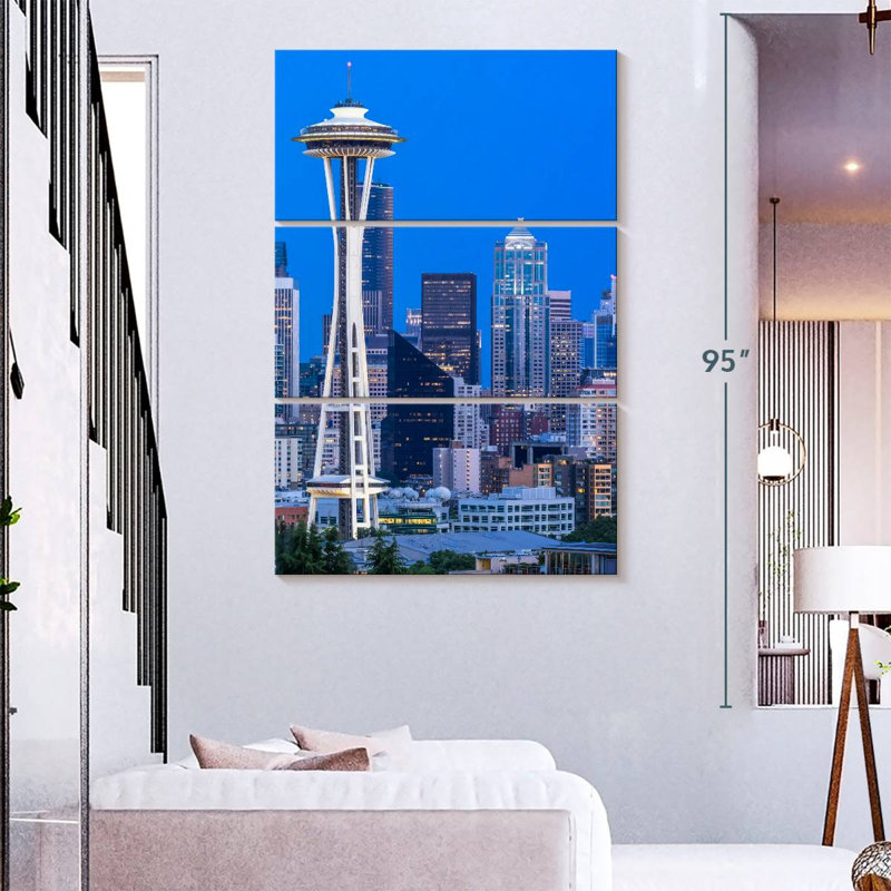 Masam Seattle Blue Hour, H 38 po x l 24 po