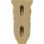 Petit corbeau Acanthus traditionnel l 3 1/2 po x P 4 po x H 7 po (paquet de 6)-91124822