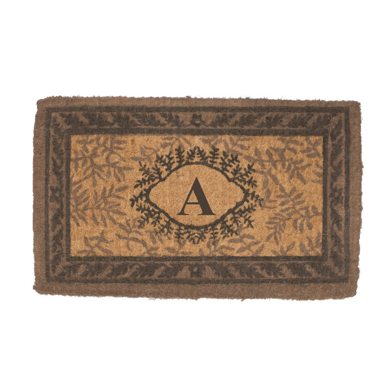 Balmer Floral Outdoor Doormat, 2' x 3'3", A