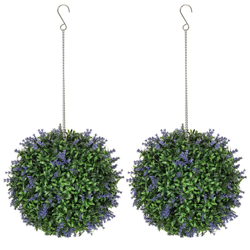 27.00cm Faux Topiary in Macrame Hanger