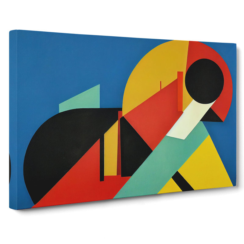 Bauhaus Modern Vol.1 Abstract - Wrapped Canvas, 40cm H x 60cm W x 3cm D