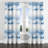 Coastal Room Darkening Curtains - Abstract Azarion Grommet Curtain - 1 Panel-160611999-160611997