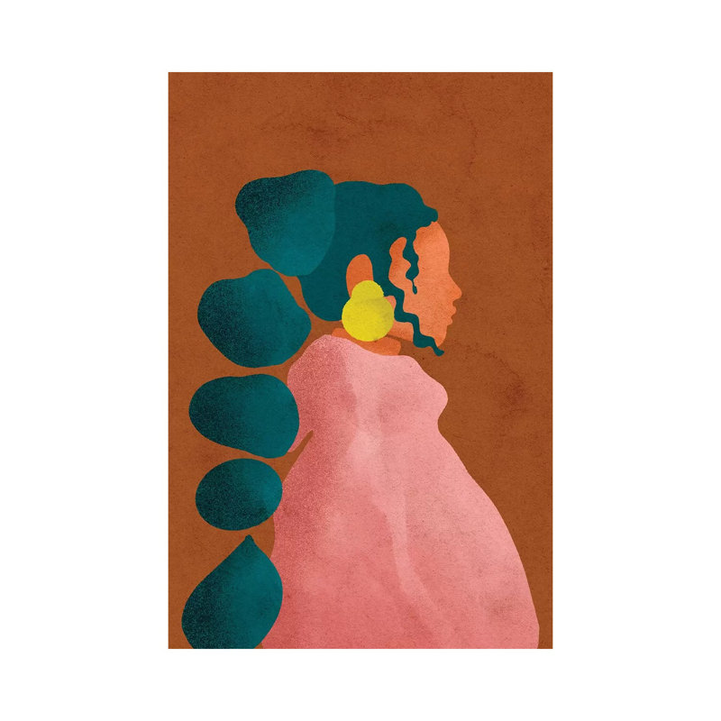 Kel by Reyna Noriega - Painting on Canvas, Wrapped Canvas, 66.04 cm H x 45.72 cm W x 1.91 cm D