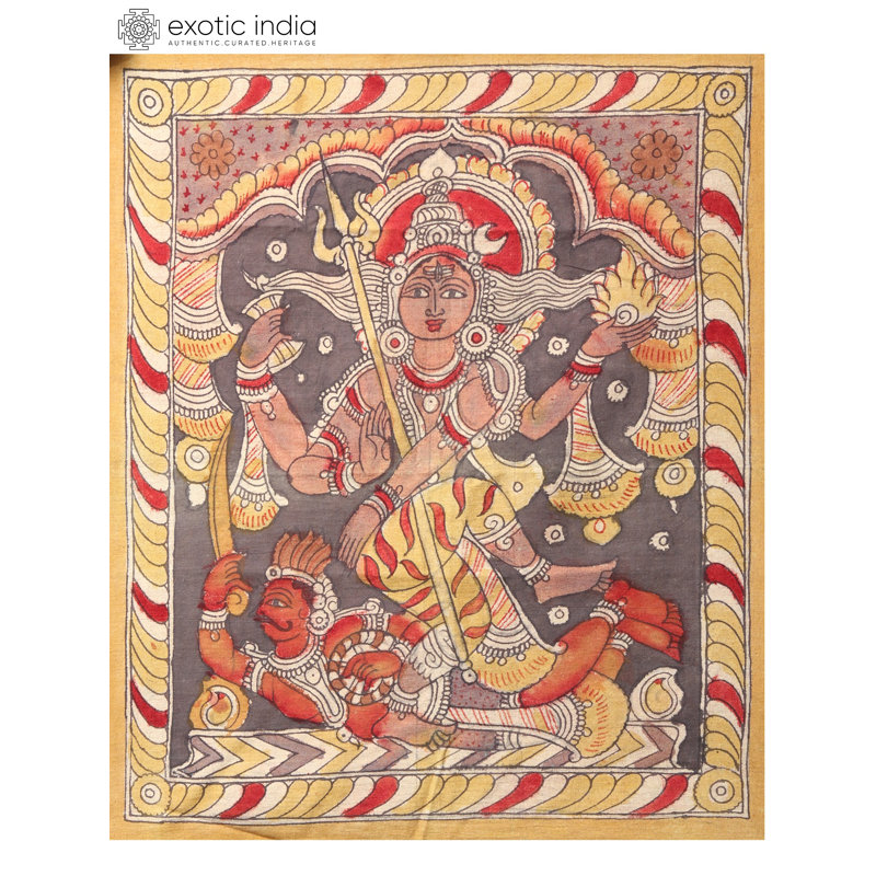 Nataraja (Shiva, danseur) | Kalamkari, peinture sur coton