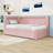 Twin Size Upholstered Daybed with USB Ports and LED Lighting-1572637160