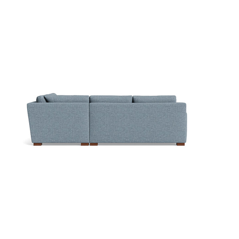 Catalina Sectional, Performance Weave - Carrot, Right Hand Facing