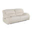 Canapé inclinable électrique Cally avec ports de chargement USB, en microfibre beige-135371800-135371797