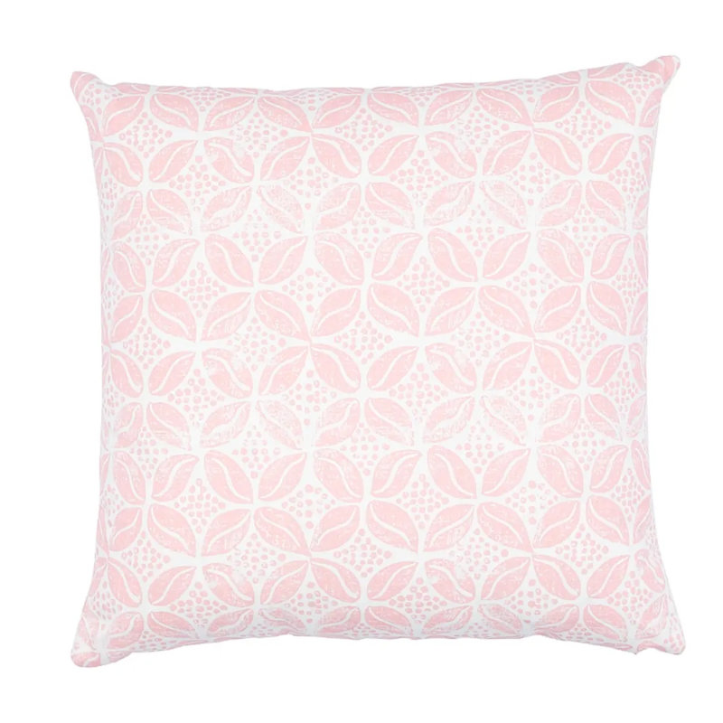 Schumacher x Molly Mahon Hearts + Coffee Bean Pillow, 18" x 18"