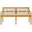 Broomsedge Solid Wood Teak Outdoor Bench