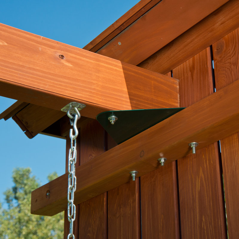 Grandview Twist Complete Swing Set, Teal